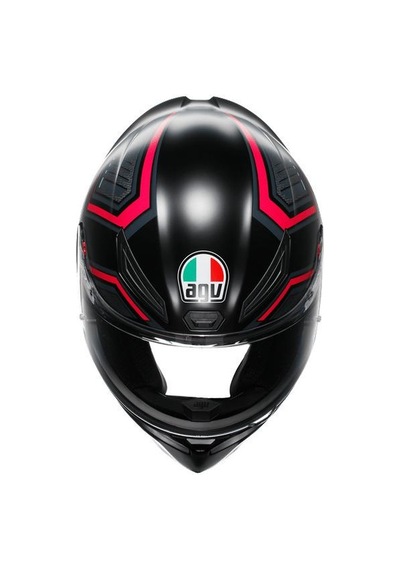 Agv Kask K1 S Slıng Matt Black Pınk Kask Renkli