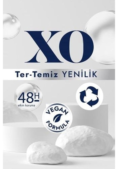 Xo Sensitive & Effective Kadın Deodorant, Rice Oil, 48 Saat Koruma, 2x150 Ml