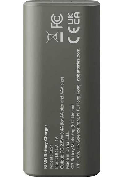 Gp Recyko E221 Usb 2'li Aa - Aaa Pil Şarj Cihazı Gpacse221004 Gpe221r21-2gtlb1