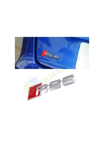 Audi Rs3 Rs4 Rs5 Rs6 Rs8 Metal Logo Arka Bagaj Arma Amblem