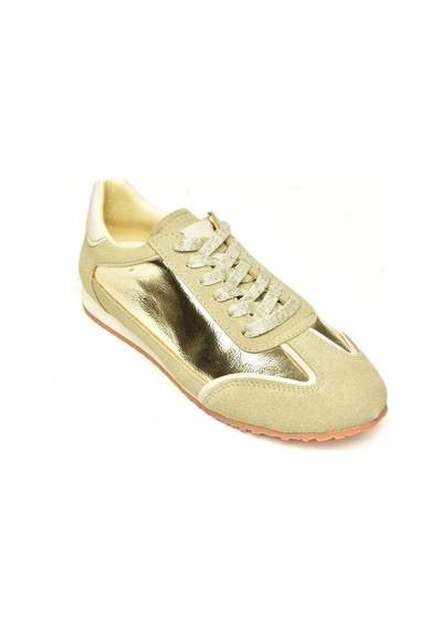 Fox Shoes U820730509 Altın Kadın Spor Ayakkabı Sneakers Altın-suni Deri Çok Renkli