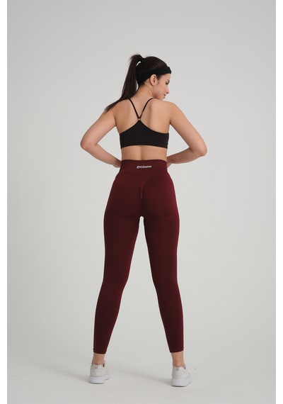 Gymhams Kalçası Büzgülü Push Up Kalça Şekillendirici Tayt Seamless Fitnes