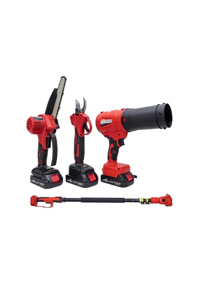 Dawreek BT0241 Dörtlü Budama Seti MW Teleskopik 2.5M + Ağaç Budama + Bağ Makası + Turbo Fan