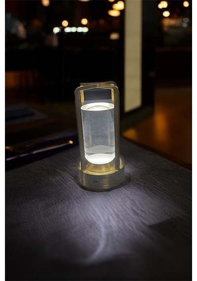 Cata Ct-8439 Vegas Masa Lambası 3 Renk Işık Fonksiyonlu Usb Şarjlı Gold Kasa Gold