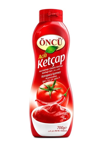 Öncü Ketçap 700 G Tatlı Ve Acı 4 Lü Karma Paket