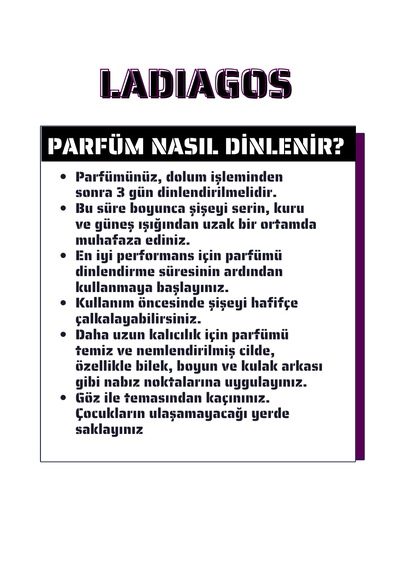 Ladiagos Obsıdıan Elıxır Odunsu - Oryantal