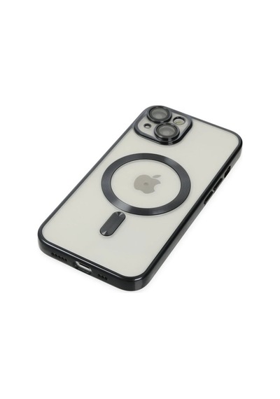 Newface Apple iPhone Uyumlu  14 Kılıf Kross Magneticsafe Kapak Siyah