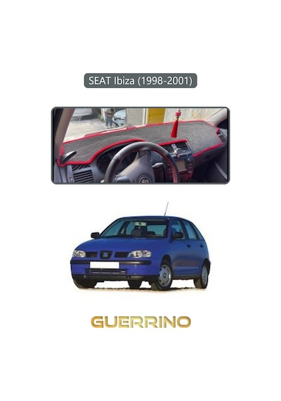 Seat Ibiza 1998-2001 Torpido Koruma Halısı Gri Kenar