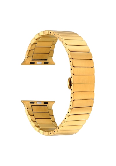Goocamp Watch 7 41mm Kordon Uyumlu Krd-79 Metal Strap Kayış Clo- Gold