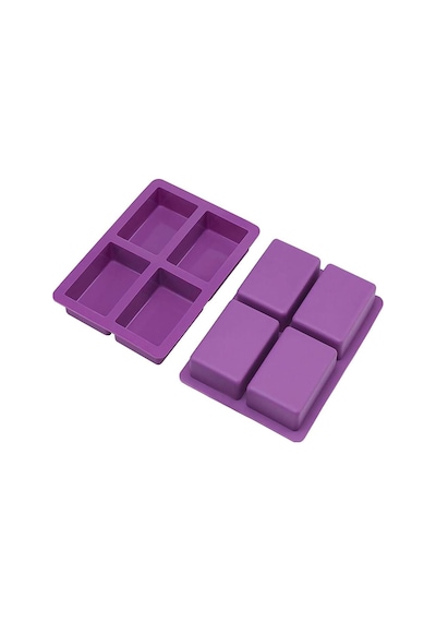 Silikon Sabun Kalıbı Kek Kalıbı 7,8x4,8cm Derinlik 3,5cm Mavi