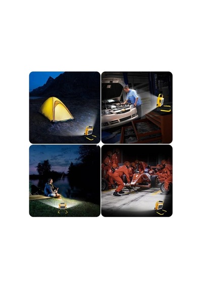 Solar Led Light Çakarlı Solar Projektör - Powerbank Kamp - Dış Mekan Güneş Enerjili 12000mah- 84x4 336led Diğer