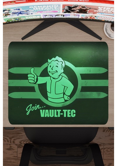 Fallout Kaymaz Dikişli Kauçuk Oyuncu Mousepad V5 - 48x40 Xl Gaming Mouse Pad Fare Altlığı