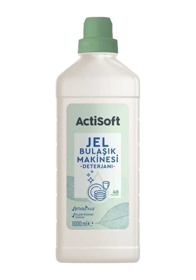 Bitkisel Özlü Jel Bulaşık Makinesi Deterjanı Klor Ve Fosfat İçermez 1000 Ml X 4 Adet 160 Yıkama