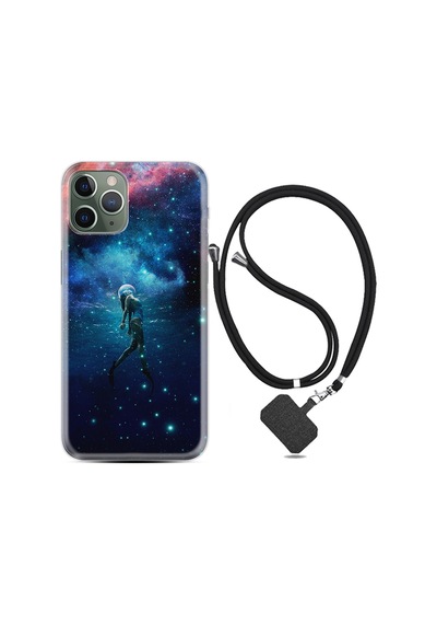 Apple Uyumlu iPhone 13 Pro Max Kılıf Boyun Askılı Deep Woman 1844