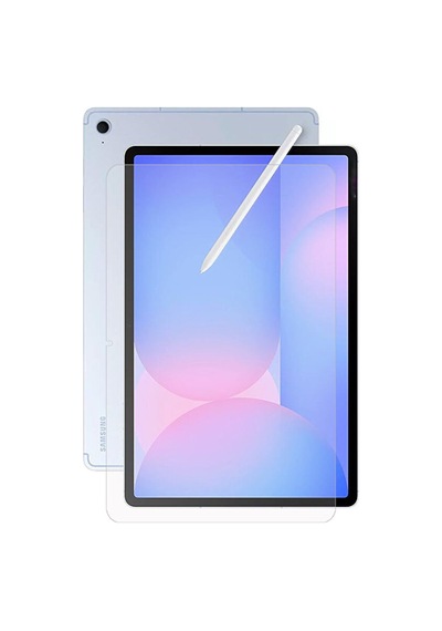 S10 Fe Plus 13.1 İnc Uyumlu 9h Şeffaf Darbe Emici Kırılmaz Nano Ekran Koruyucu Şeffaf