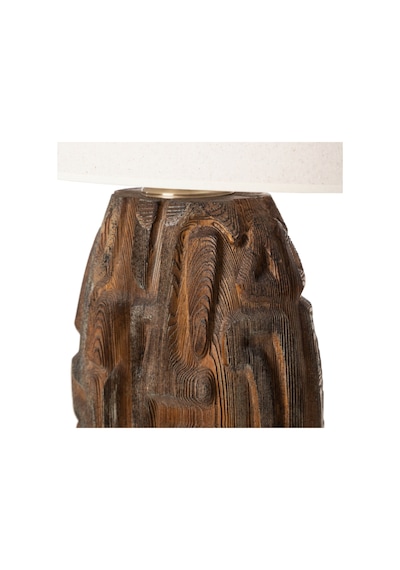Mudo Home Carving Abajur Kahve