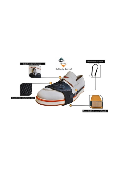 Mtn Shiftarmor Motosiklet Ayakkabı Koruma Pedleri, Vites Ayakkabı Koruyucu,motorcycle Shoe Prot Standart