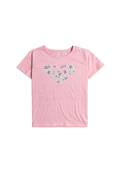 Roxy Roxy Day And Night A Kız Çocuk Pembe Tişört Meq0 Çok Renkli