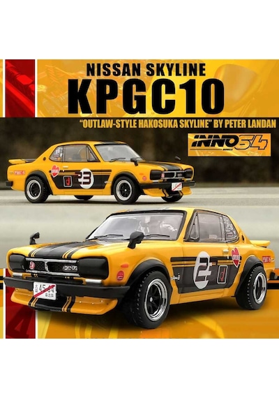 Inno 164 Nissan Skyline 2 In64-kpgc10-yl23 Çok Renkli