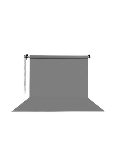 Hs Stüdyo Teknik 270x580cm Gri Fon Perde Seti Ve Askısı