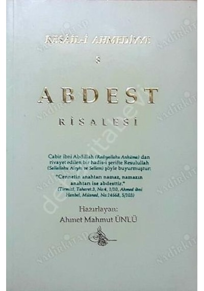 Abdest Risalesi Cübbeli Ahmet Hoca