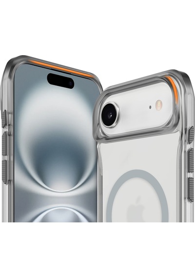 Buff Apple Uyumlu iPhone 17 Air Magsafe Octa Shield Kılıf Açık Gri