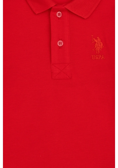 U.S. Polo Assn. Erkek Çocuk Kırmızı Basic Polo Yaka Tişört 50289141-VR030