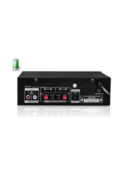Mekse Ua-101 30w Rms Stereo Bluetooth Şarjlı 12v Özellikli Amfi