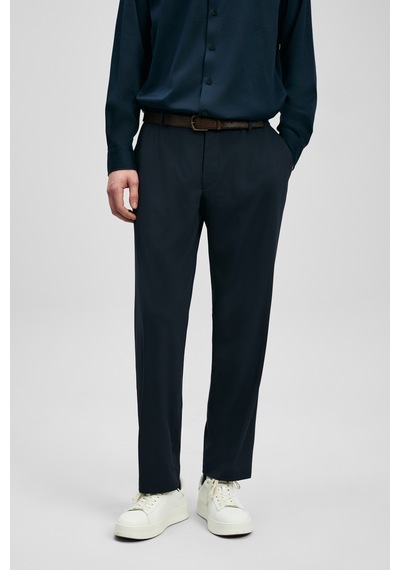 Lufian Calep Smart Erkek Chino Pantolon Slim Fit Lacivert Lacivert 111190357100200