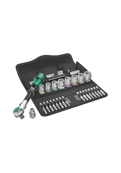 Zyklop Speed Cırcır Anahtar Seti 8100 Sb 6. 3/8 İnç Tahrik, Metrik, 29 Parça, 05004046001
