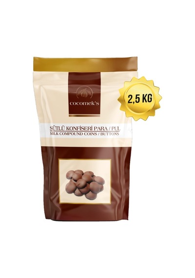 Cocomeks Sütlü Konfiseri Para Pul Çikolata 2.5kg