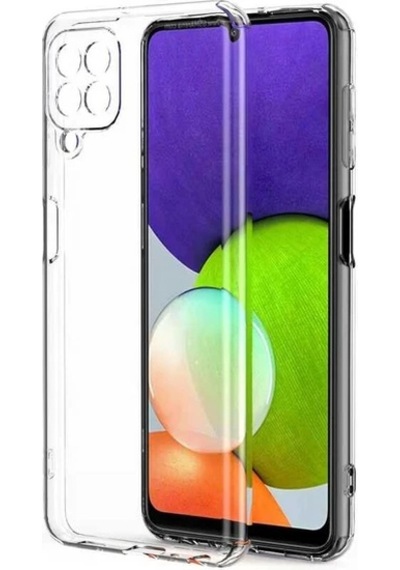 Samsung Galaxy Uyumlu M22 Kılıf 0.2 Mm Ultra İnce Şeffaf Silikon Kapak Şeffaf