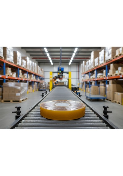 Büyük Rulo 45mm X 925m Kauçuk Makine Bandı Paketleme Bandı M4 1