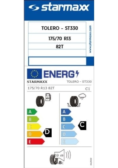 Starmaxx 175/70 R13 82T Tolero St330 Yaz Lastiği 2025