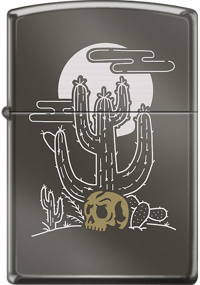 Zippo Cactus And Skull Design Çakmak