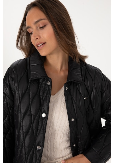 U.s. Polo Assn. Kadın Siyah Kaban 50308615-vr046 Siyah