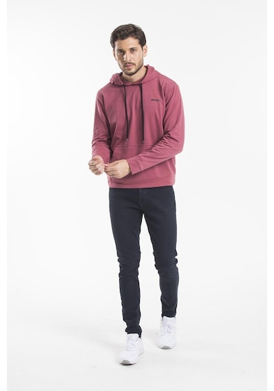 Erkek Kapşonlu Slim Fit Brooklyn Baskılı Sweatshirt Spr 2019k61 001