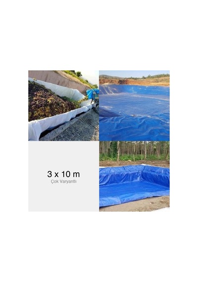 3x10 Ebatlı Pvc Branda Gölgelik Su Geçirmez Çadır Çok Renkli