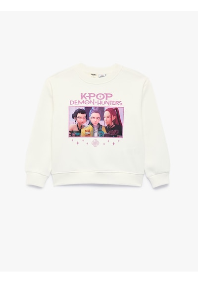 Koton Kpop Demon Hunters Baskılı Şardonlu Uzun Kollu Bisiklet Yaka Lisanslı Sweatshirt Ekru 7wkg10581ak Koton Kpop Demon Hunters Baskılı Şardonlu Uzun Kollu Bisiklet Yaka Lisanslı Sweatshirt Ekru 7wkg10581ak