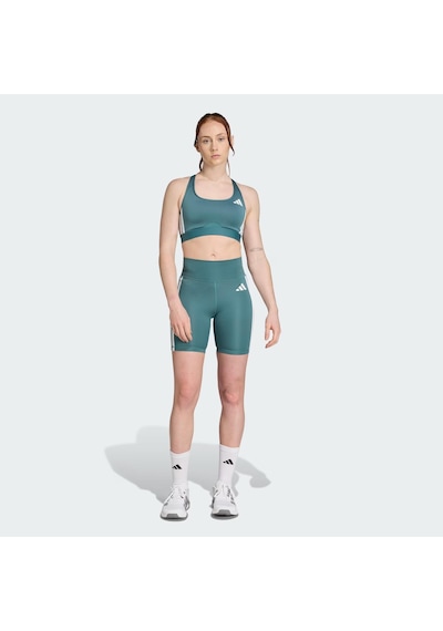 Adidas Powerreact Train Medium Support 3 Stripes Kadın Büstiyer C-adıjy2117b30a00 Mavi