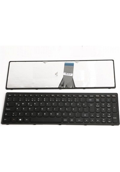 Lenovo Uyumlu ideaPad S500 Type 20248, 6557 Notebook Klavye (Siyah TR)
