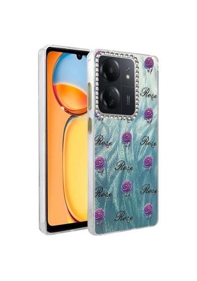 Gld-spt- Newface Xiaomi Redmi 13c Kılıf Blade Aynalı Desenli Kapak - Desen 9