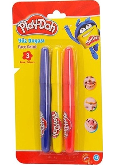 Play-Doh Yüz Boyası 3 Renk