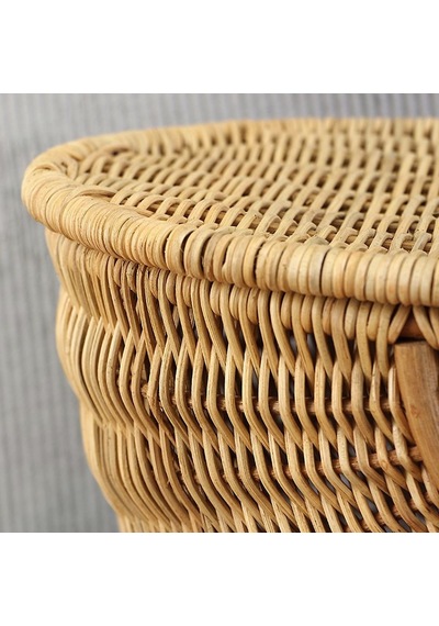 Diğer Bohem Large Boy Piknik Sepeti, Brunch Sepeti, Dekoratif Sepet, Iskandinav, Modern, Rattan Diğer
