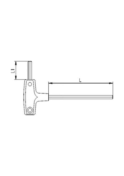 İzeltaş 4920 22 0100 10 MM T Tipi Allen Anahtar