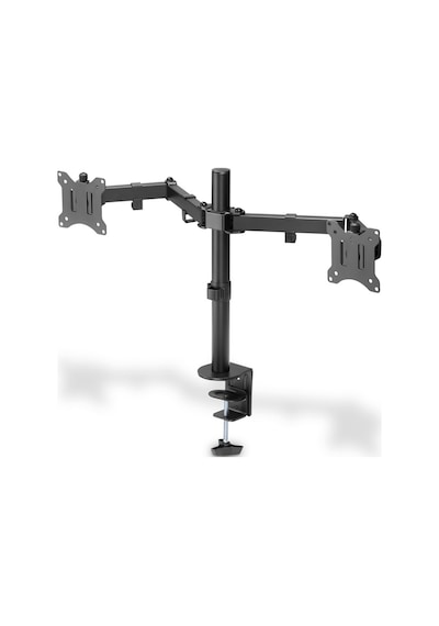 Digitus DA-90400 17"-32" 2x8 KG (Maks.) Sıkıştırmalı İkili Monitör Tutucu Siyah