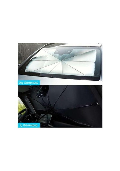 Araba Ön Cam Güneşlik Şemsiye, Katlanabilir Güneş Gölge Koruyucu, Araç İç Mekan Güneş Perdesi 27260754