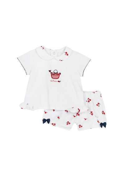 Chicco Takım / T-shirt+pantalon 09073894000000 000037 Whıte & Red Beyaz - Kırmızı