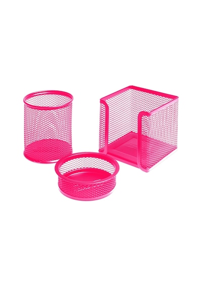 Bigpoint Metal Perfore 3'lü Set Pembe N11.11069