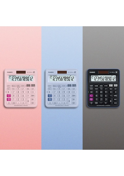 Casio Mj-120dplusbkwadpw Hesap Makinesi Desktop Gri - Siyah